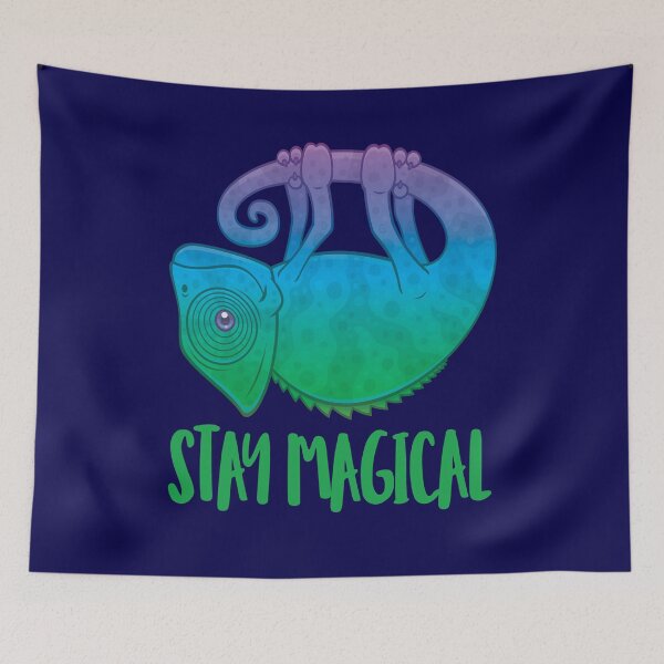 Item preview, Stay Magical Levitating Chameleon designed and sold by fizzgig.