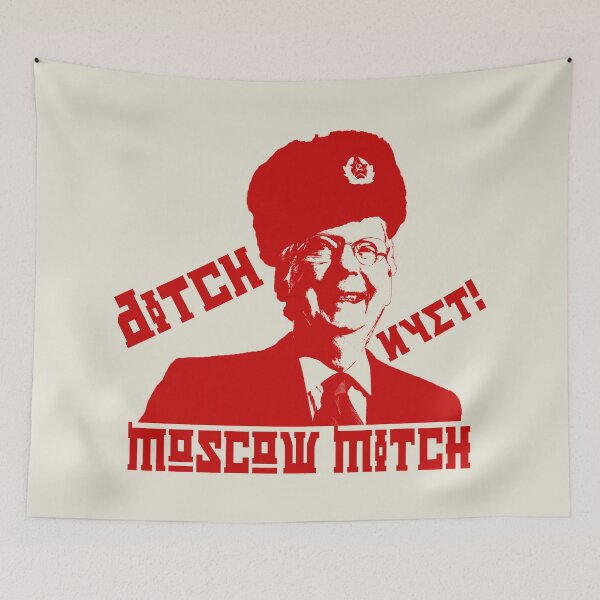 Item preview, Ditch Moscow Mitch NYET! - Red Menace Edition designed and sold by Thelittlelord.