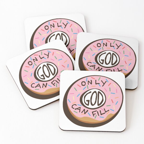 Item preview, God Fills the Donut Hole designed and sold by emilypink100.
