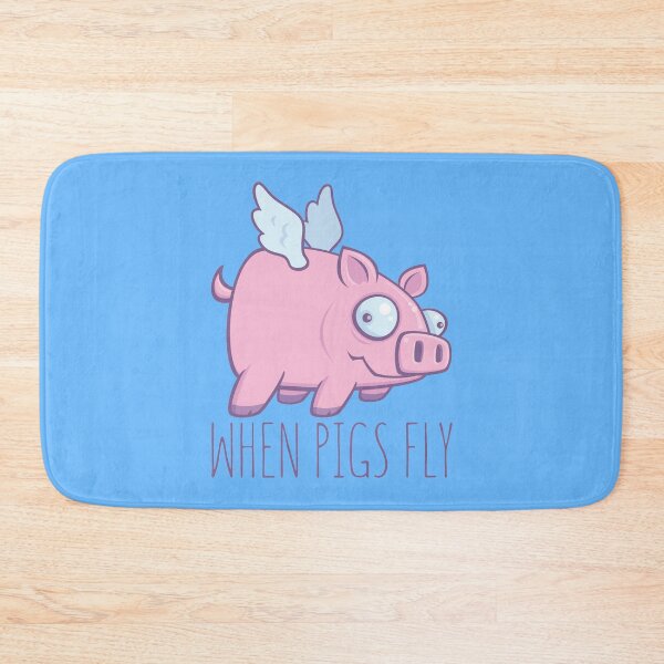 Item preview, When Pigs Fly with Text designed and sold by fizzgig.