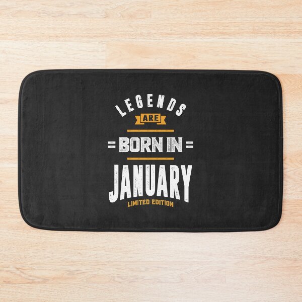 Item preview, Legends Are Born In January designed and sold by cidolopez.