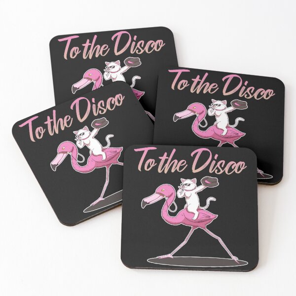 Item preview, Cool Cat Riding Flamingo designed and sold by frankidavids.