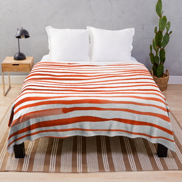 Item preview, Irregular watercolor lines - orange designed and sold by wackapacka.