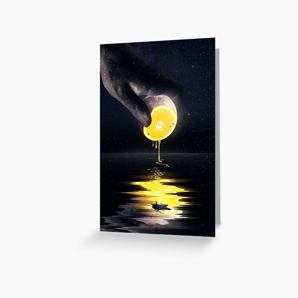 Le Moon Greeting Card