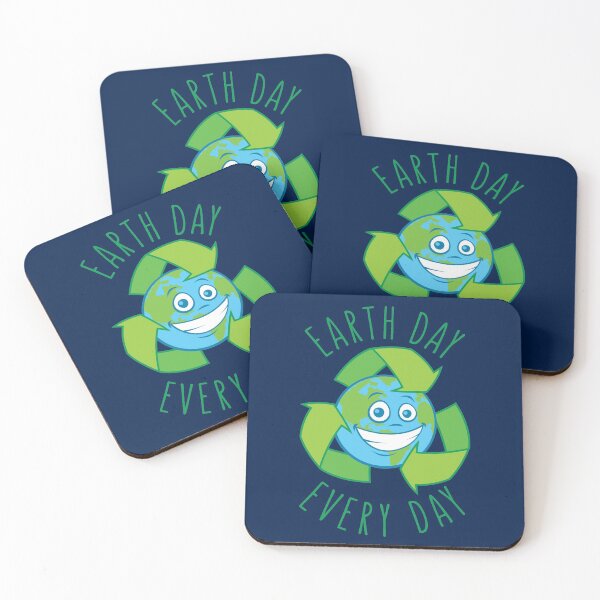 Item preview, Earth Day Every Day Recycle Cartoon  designed and sold by fizzgig.