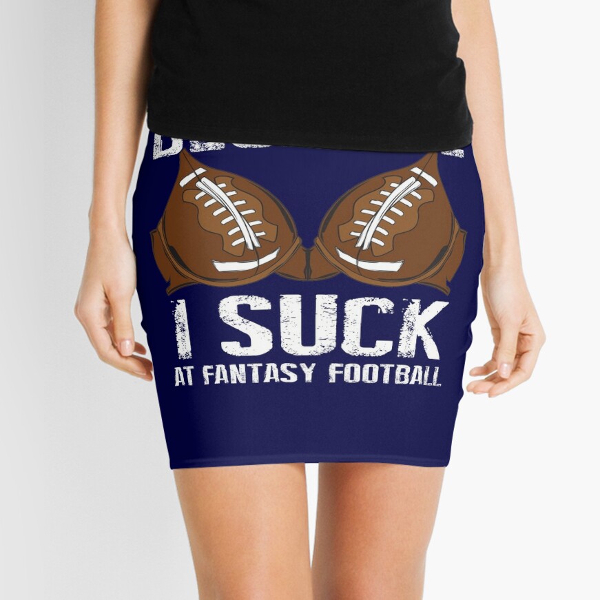 I Suck At Fantasy Football Loser - Black Boxer Brief Underwear