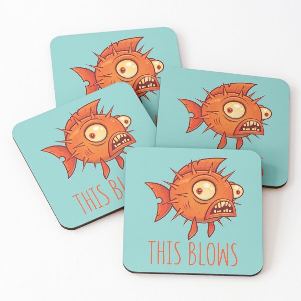 Item preview, This Blows Porcupine Blowfish designed and sold by fizzgig.