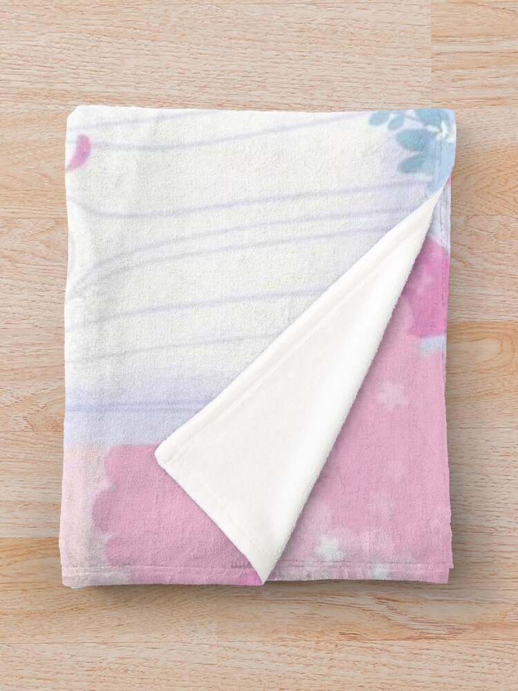 Alternate view of Cute Brown and Cony swing Throw Blanket