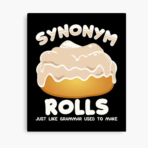 Synonym Canvas Prints Redbubble