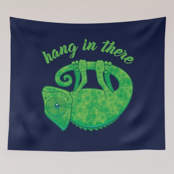 Item preview, Hang In There Magical Chameleon designed and sold by fizzgig.
