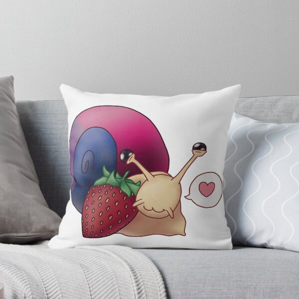 Aperçu de l'œuvre Escargot fierté Bi Fraise créée et vendue par PrideSnails.