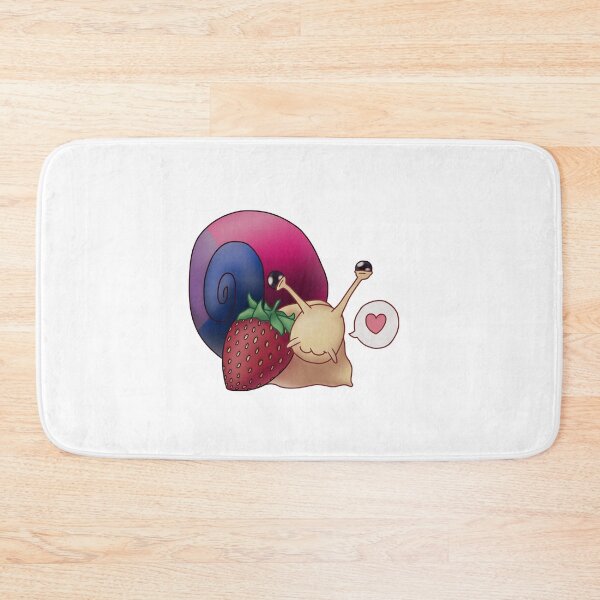 Item preview, Bi Strawberry Pride Snail designed and sold by PrideSnails.