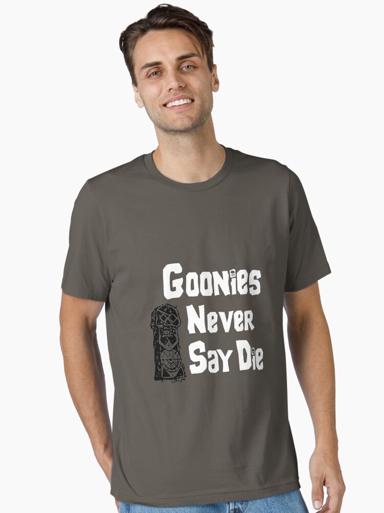Thumbnail 2 of 7, Essential T-Shirt, Goonies Never Say Die designed and sold by Thundermonkey.