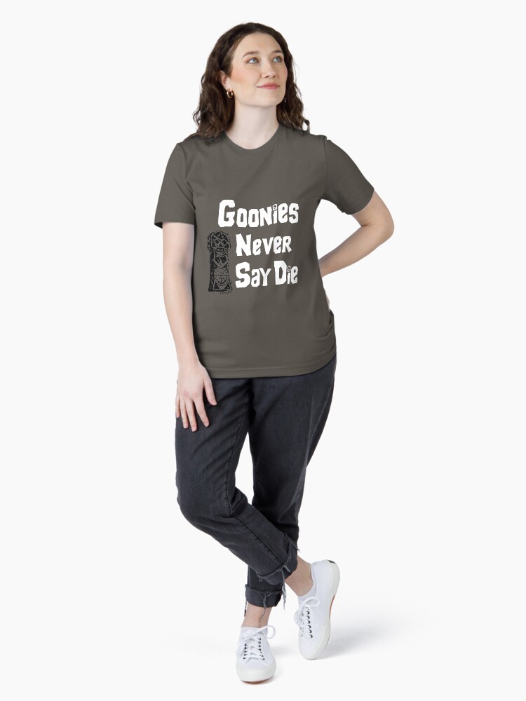 Thumbnail 4 of 7, Essential T-Shirt, Goonies Never Say Die designed and sold by Thundermonkey.