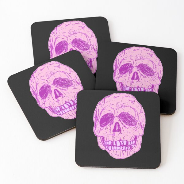 Item preview, Silver Shamrock Skull (Neon Pink) designed and sold by kate0326.