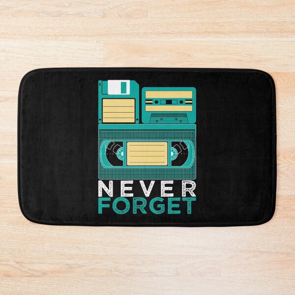 Item preview, Never Forget VHS cassette Eighties Retro disc designed and sold by anziehend.