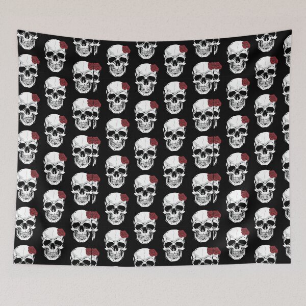 Item preview, Skulls and roses designed and sold by thickman14.