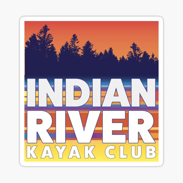 Kayak Club Blanket inspired design Sticker