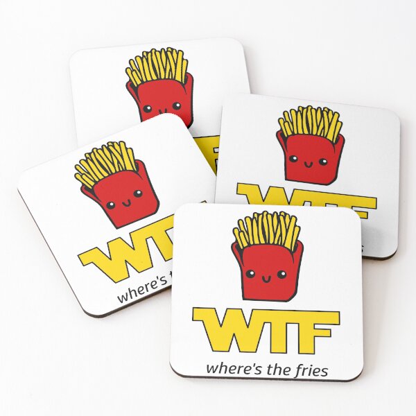 Item preview, WTF - Where's the Fries? designed and sold by DiscoBoogie.
