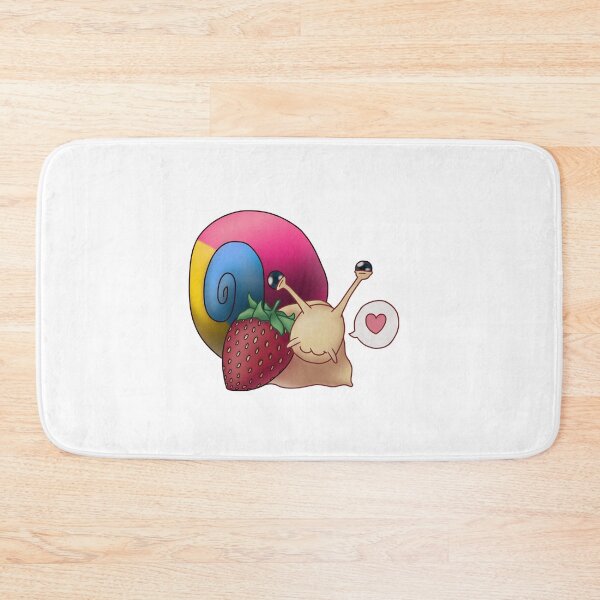 Item preview, Pansexual Panromantic Strawberry Pride Snail designed and sold by PrideSnails.