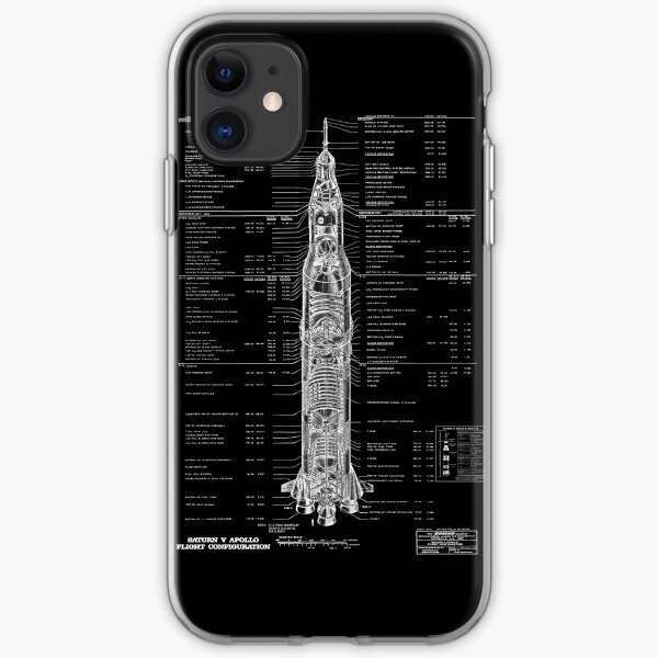 Saturn V Rocket iPhone Soft Case
