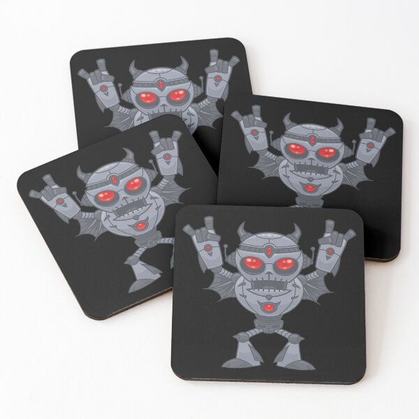 Item preview, Metalhead - Heavy Metal Robot Devil designed and sold by fizzgig.