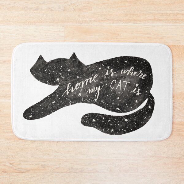 Item preview, Watercolor galaxy cat - black designed and sold by wackapacka.