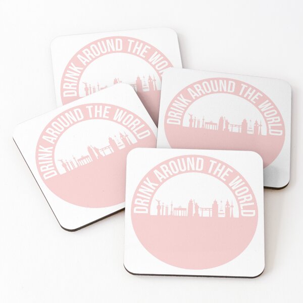 Item preview, Drink Around the World II Millennial Pink designed and sold by FandomTrading.