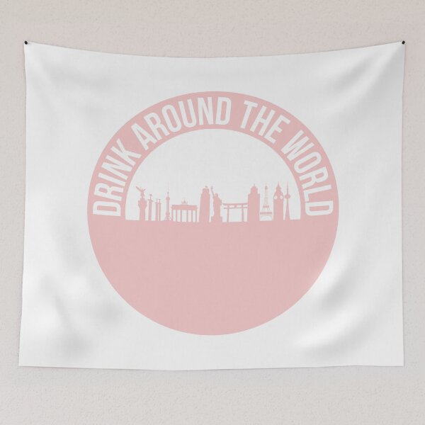 Item preview, Drink Around the World II Millennial Pink designed and sold by FandomTrading.