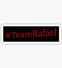 TeamRafael - Rot und Schwarz Sticker