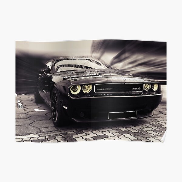 Dodge Challenger SRT Poster