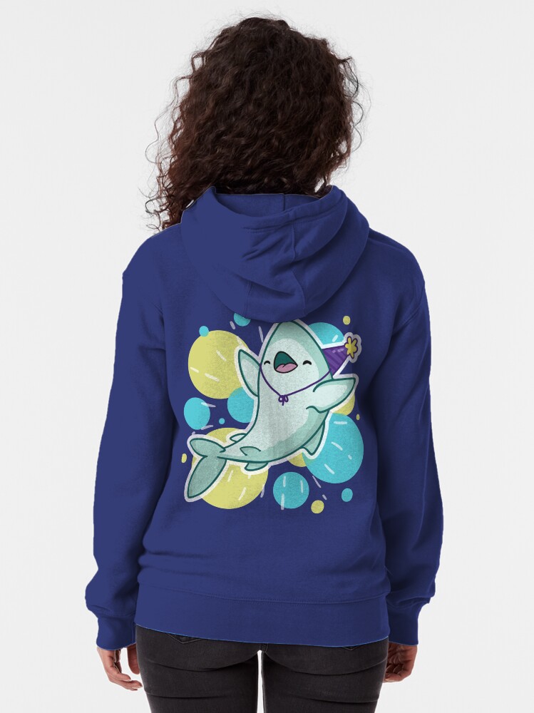 Alternate view of Party Shark Zipped Hoodie