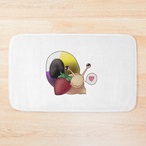 Item preview, Nonbinary Enby Strawberry Pride Snail designed and sold by PrideSnails.