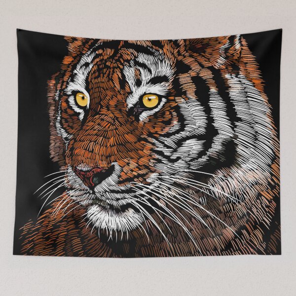 Item preview, Tiger sketch designed and sold by albertocubatas.