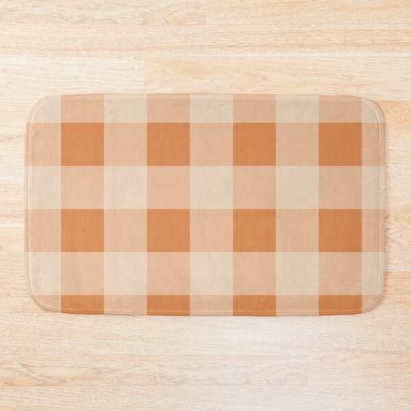 Item preview, Orange Tea Towel Buffalo Plaid designed and sold by A2Gretchen.
