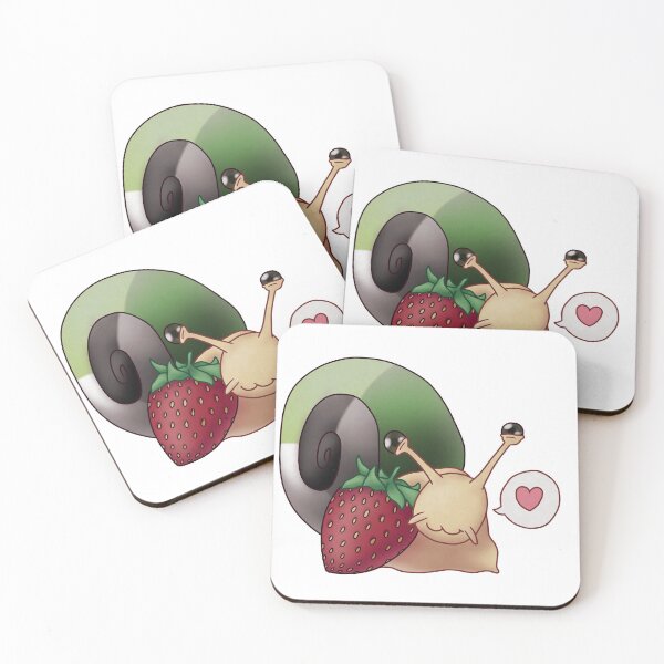 Artikelvorschau, Aromantic Aro Strawberry Pride Schnecke entworfen und verkauft von PrideSnails.