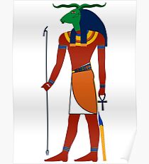 Khnum | Egyptian Gods, Goddesses, and Deities Poster