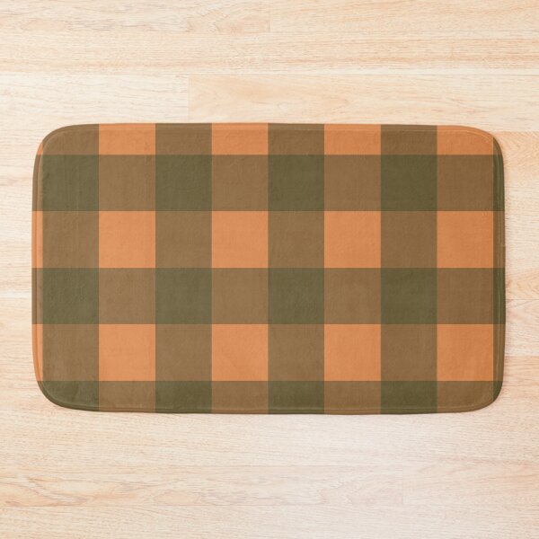Item preview, Orange and Green Tea Towel Buffalo Plaid designed and sold by A2Gretchen.