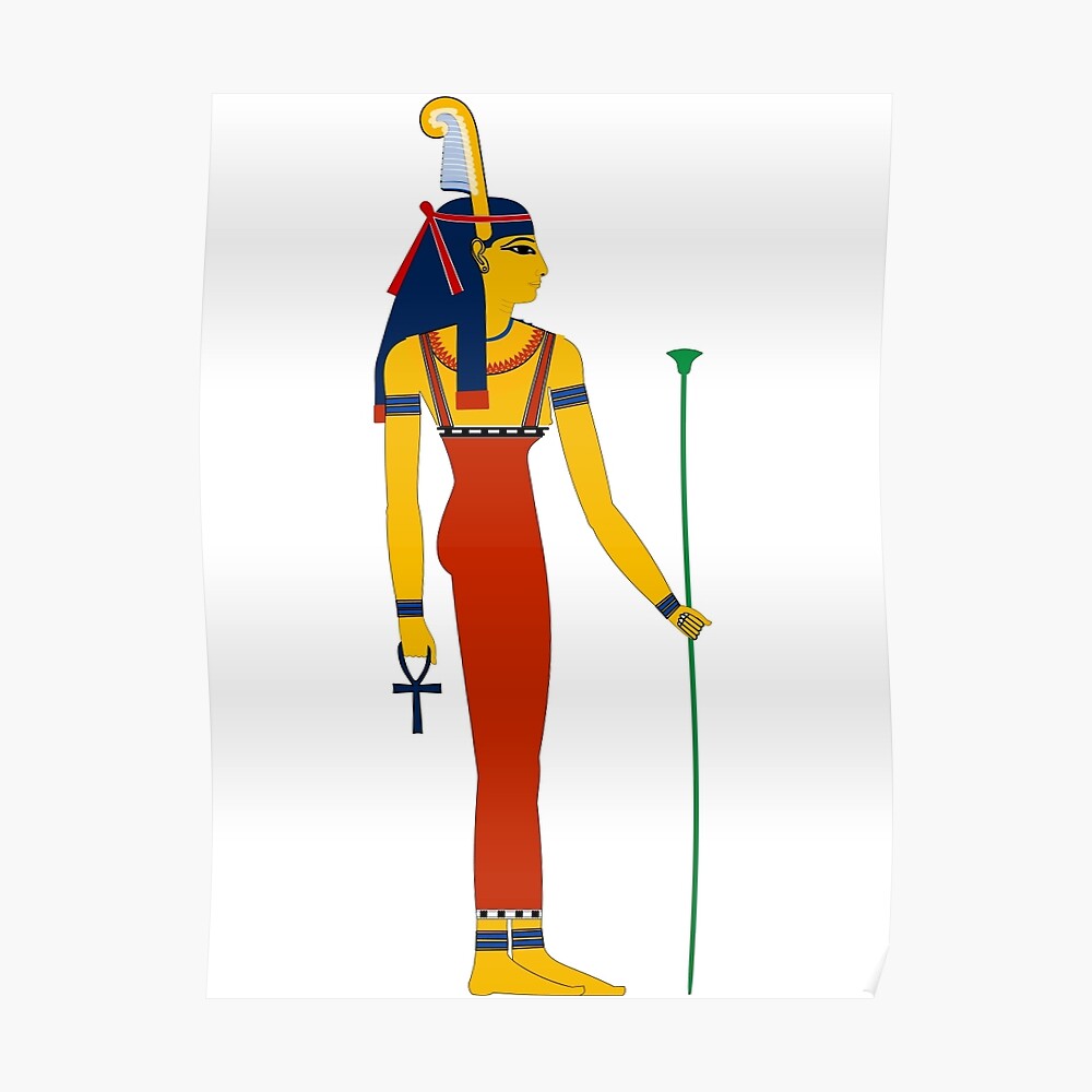 Maat Egyptian Gods Goddesses And Deities Poster By Freshthreadshop Redbubble