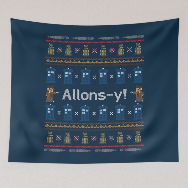 Item preview, Allons-y, It's Christmas! designed and sold by Plan8.