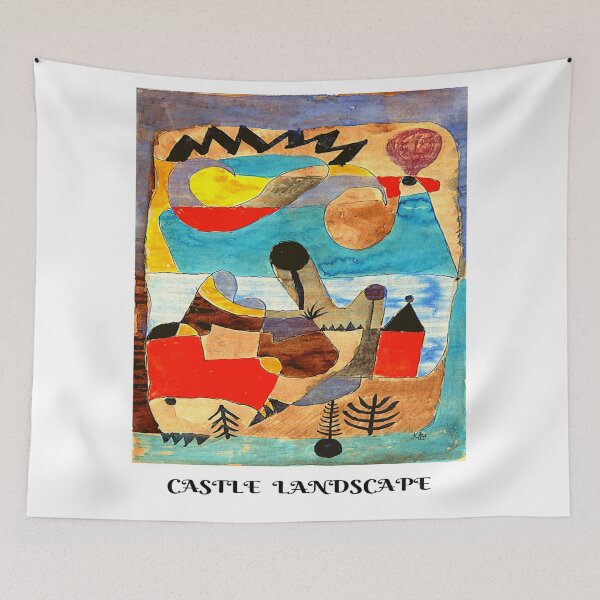 Item preview, Paul Klee Art t-shirt Castle Landscape 1920 designed and sold by AvantGardeArt52.