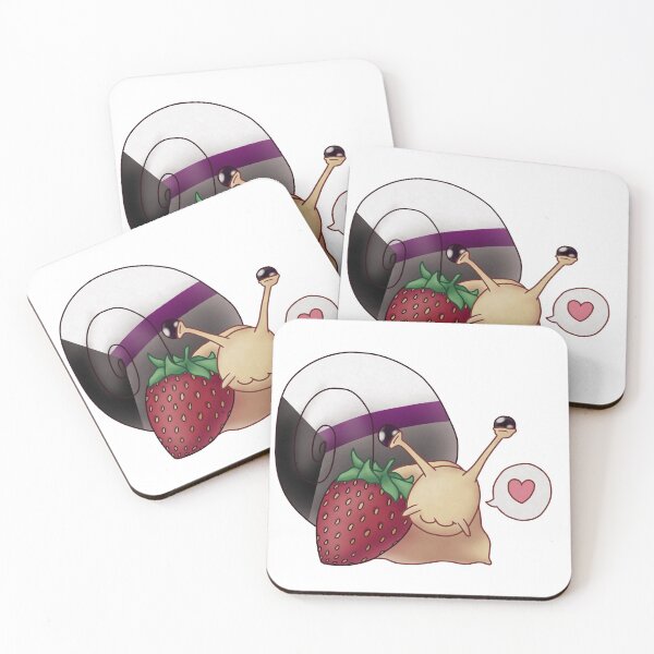 Item preview, Demisexual Strawberry Pride Snail designed and sold by PrideSnails.