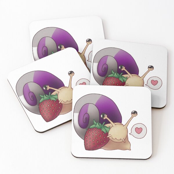 Item preview, Gray-asexual Ace-spec Strawberry Pride Snail designed and sold by PrideSnails.