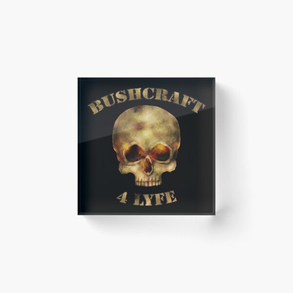 Item preview, 'Bushcraft 4 Lyfe' (For Life) -- Desert Camo designed and sold by SeguinM.