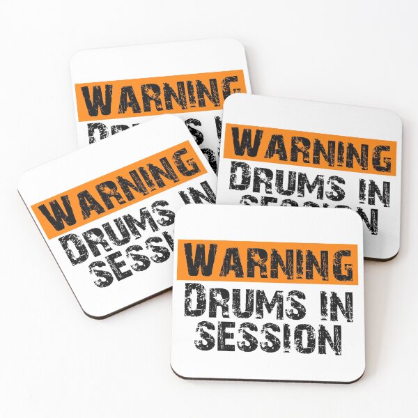 Item preview, Warning : Drums in Session  designed and sold by DanielDrumstrix.