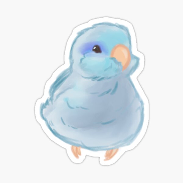 Item preview, Blue Male Parrotlet  designed and sold by parrotletOvO.