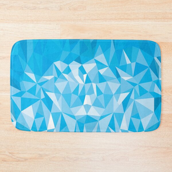 Item preview, Blue Geometric Pattern Low Poly Pattern designed and sold by TigerTom Design.