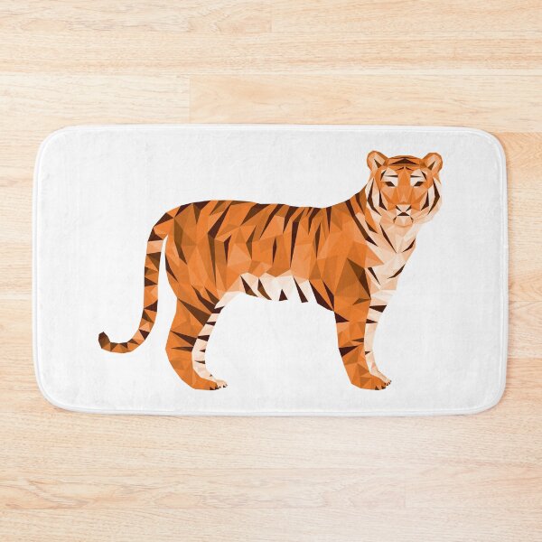 Item preview, Geometric Low Poly Tiger designed and sold by TigerTom Design.