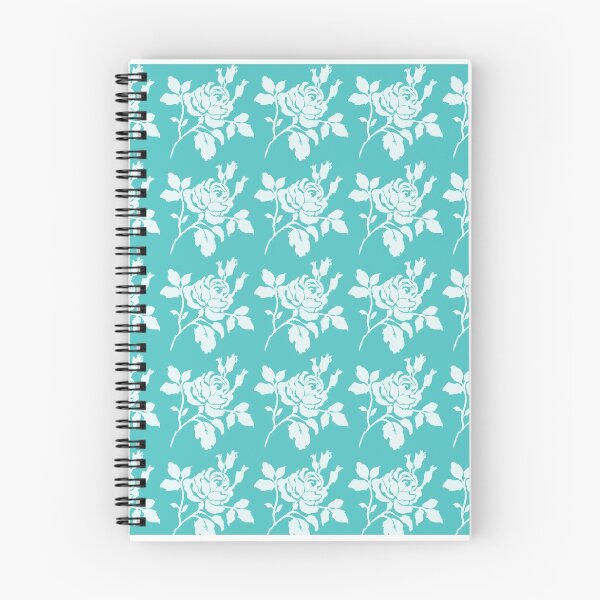 Item preview, Toile Vintage Roses Aqua White  designed and sold by PageDesigns.