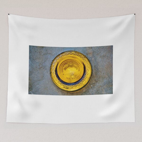 Item preview, Round Yellow Glass Bottom designed and sold by Cynthia48.